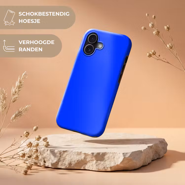 Electric - Blue - Blauw Toughcase MagSafe Apple iPhone 17 klein 1017 -USP_RandenV_NL