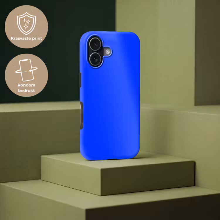 Electric - Blue - Blauw Toughcase MagSafe Apple iPhone 17 klein 1017 -USP_PrintM_NL