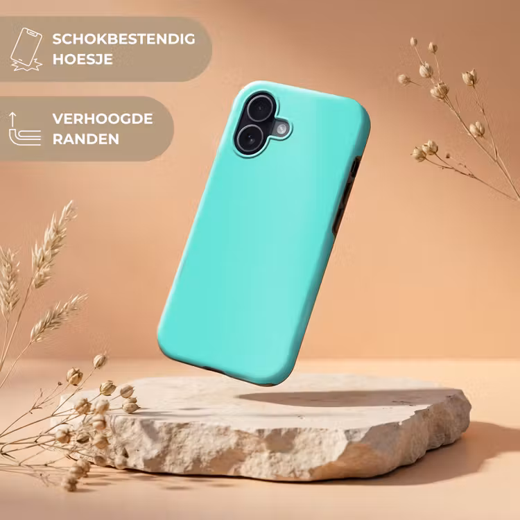 Electric - Cyan - Turkoois Toughcase MagSafe Apple iPhone 17 klein 1017 -USP_RandenV_NL