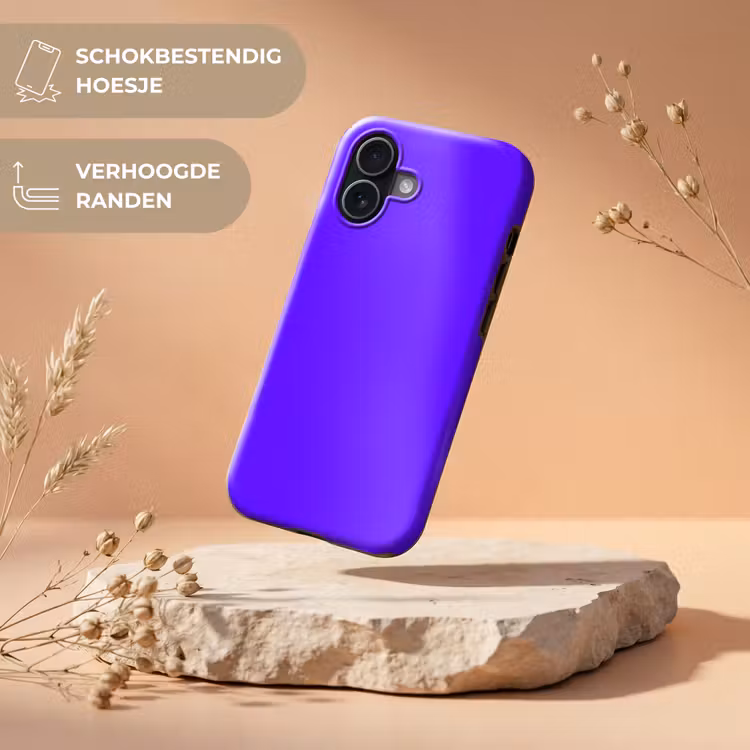 Electric - Indigo - Paars Toughcase MagSafe Apple iPhone 17 klein 1017 -USP_RandenV_NL