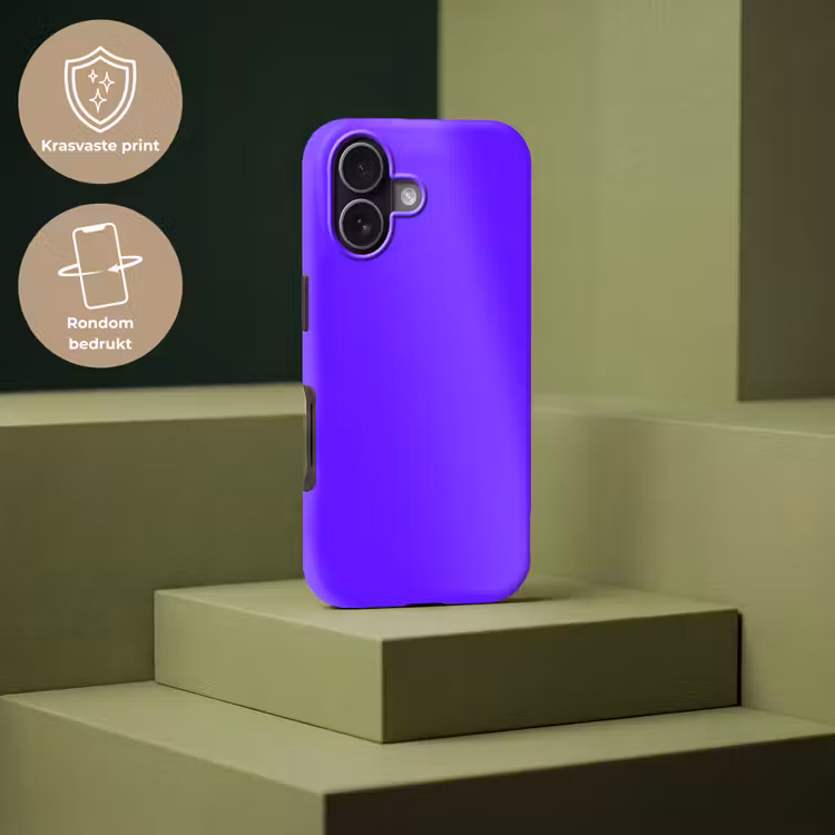 Electric - Indigo - Paars Toughcase MagSafe Apple iPhone 17 klein 1017 -USP_PrintM_NL