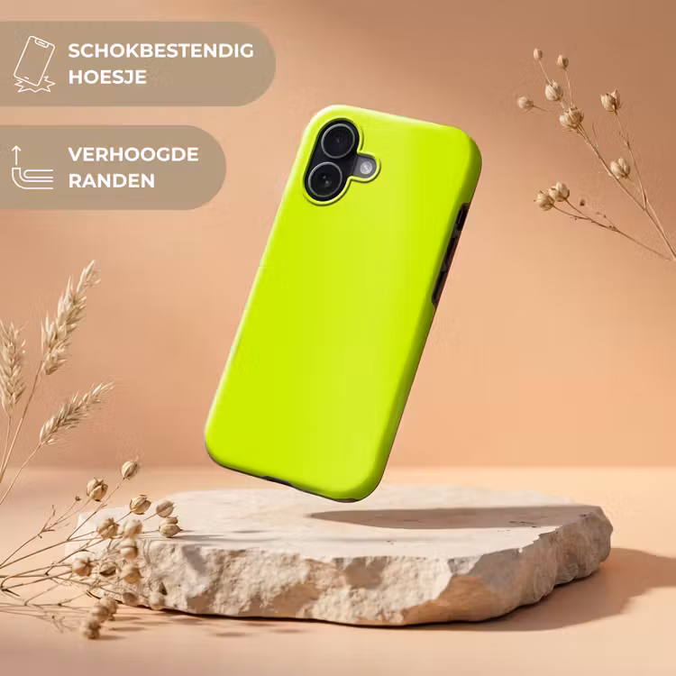 Electric - Lemon - Geel Toughcase MagSafe Apple iPhone 17 klein 1017 -USP_RandenV_NL