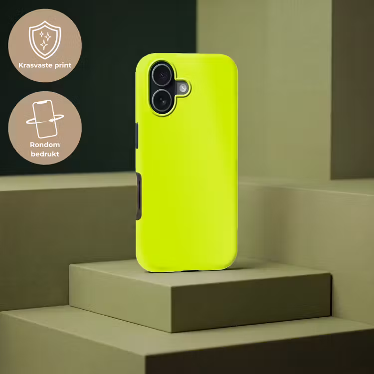 Electric - Lemon - Geel Toughcase MagSafe Apple iPhone 17 klein 1017 -USP_PrintM_NL