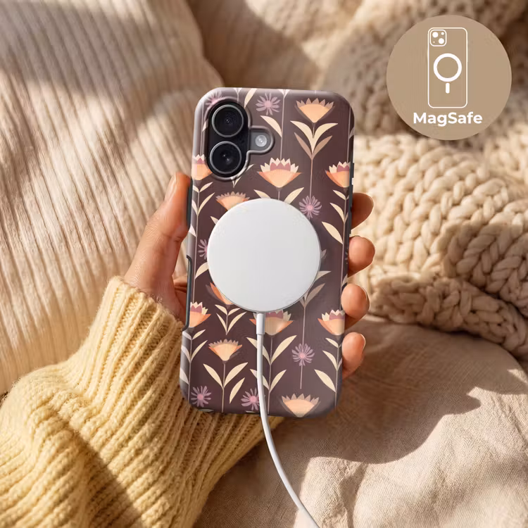 Elegant - Retro - Bruin Toughcase MagSafe Apple iPhone 17 klein 1017 -USP_MagsafeV