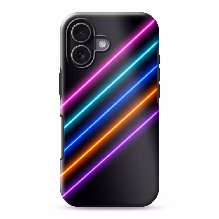 Esthetiek - Retro - Neon Toughcase MagSafe Apple iPhone 17 klein -3d