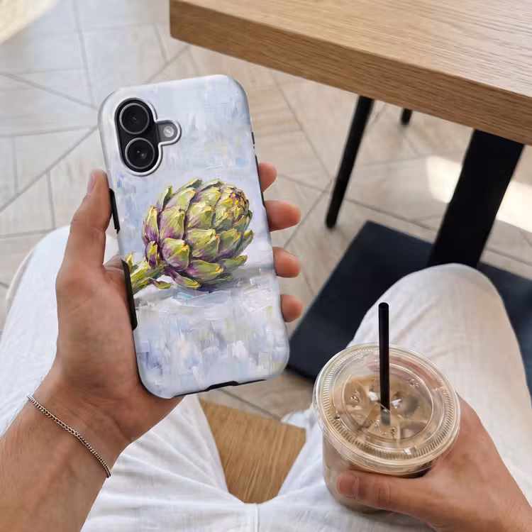 Telefoonhoesje Toughcase - Eten - Artisjok - Modern - Eten - Artisjok - Modern Toughcase MagSafe Apple iPhone 17 klein