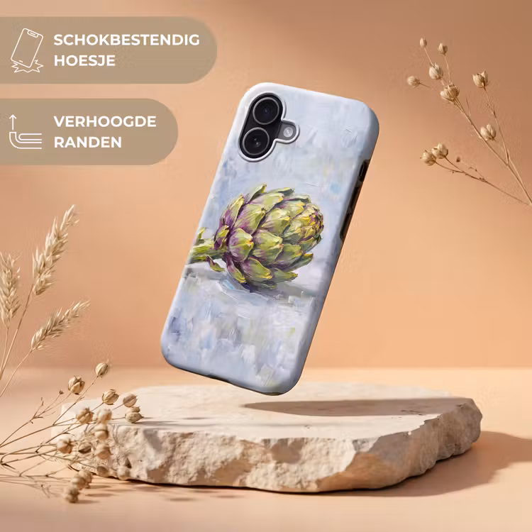 Telefoonhoesje Toughcase - Eten - Artisjok - Modern - Eten - Artisjok - Modern Toughcase MagSafe Apple iPhone 17 klein
