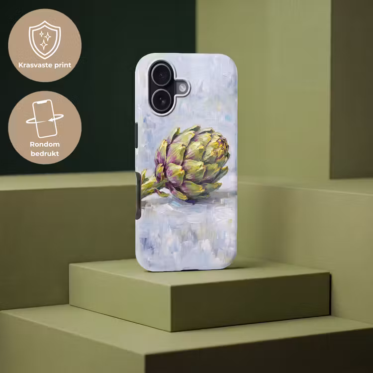 Telefoonhoesje Toughcase - Eten - Artisjok - Modern - Eten - Artisjok - Modern Toughcase MagSafe Apple iPhone 17 klein