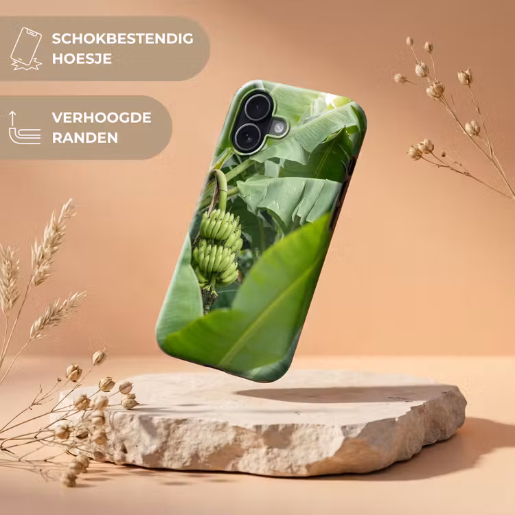 Eten - Bananen - Plantage - Groen Toughcase MagSafe Apple iPhone 17 klein -USP_RandenV_NL