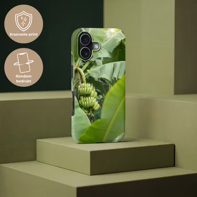 Eten - Bananen - Plantage - Groen Toughcase MagSafe Apple iPhone 17 klein -USP_PrintM_NL
