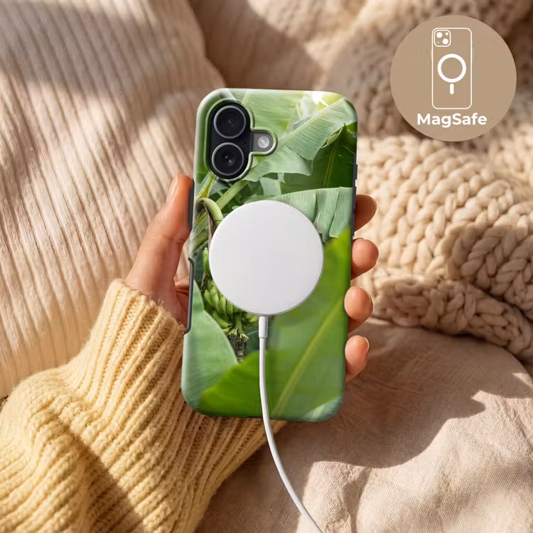 Eten - Bananen - Plantage - Groen Toughcase MagSafe Apple iPhone 17 klein -USP_MagsafeV
