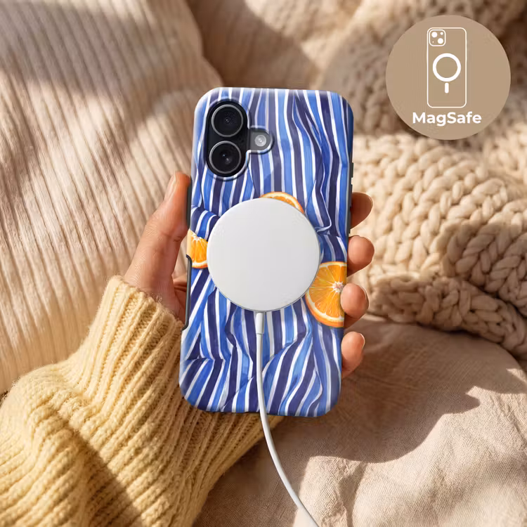 Telefoonhoesje Toughcase - Eten - Fruit - Oranje - Eten - Fruit - Oranje Toughcase MagSafe Apple iPhone 17 klein