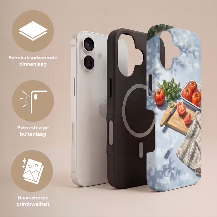 Eten - Keuken - Ingrediënten - Stillleven - Rood Toughcase MagSafe Apple iPhone 17 klein -USP_Lagen_NL