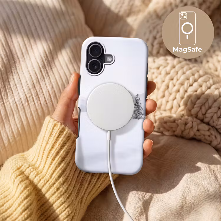 Fijnsparren - Sneeuw - Winter - Landschap - Stilte Toughcase MagSafe Apple iPhone 17 klein -USP_MagsafeV