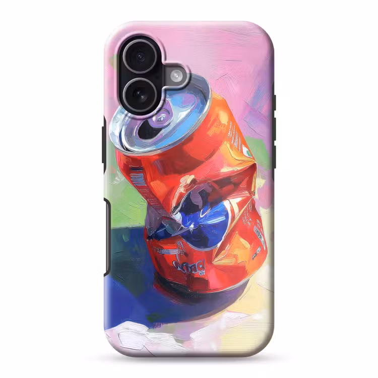 Frisdrank - Blik - Paars Toughcase MagSafe Apple iPhone 17 klein -3d