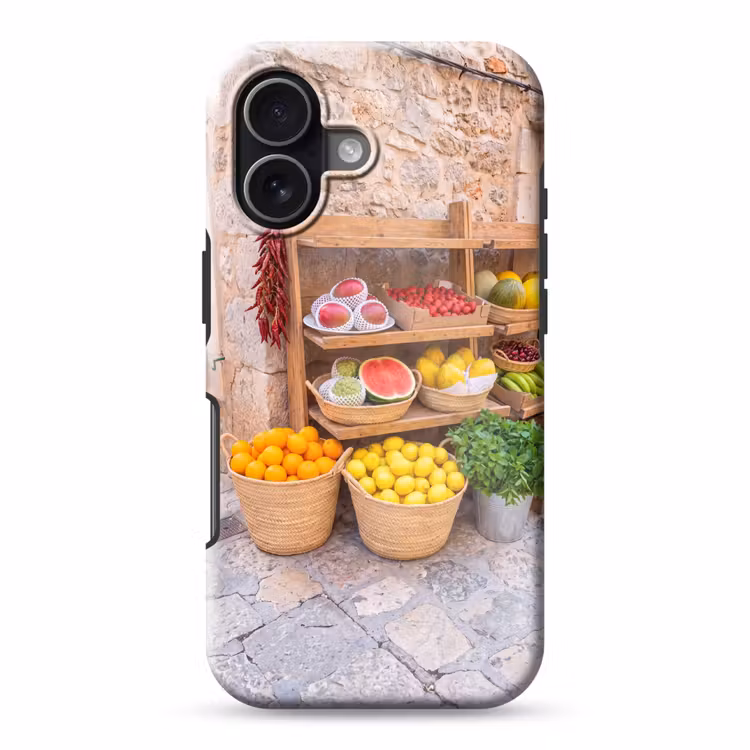Telefoonhoesje Toughcase - Fruit - Markt - Vers - Fruit - Markt - Vers Toughcase MagSafe Apple iPhone 17 klein