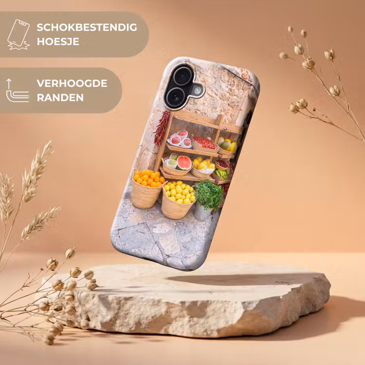 Telefoonhoesje Toughcase - Fruit - Markt - Vers - Fruit - Markt - Vers Toughcase MagSafe Apple iPhone 17 klein