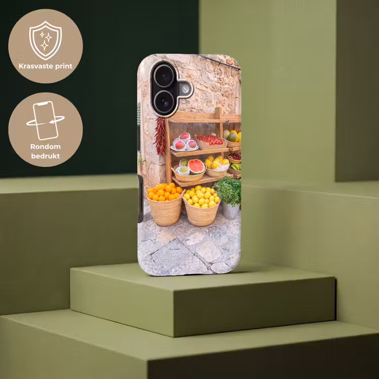 Telefoonhoesje Toughcase - Fruit - Markt - Vers - Fruit - Markt - Vers Toughcase MagSafe Apple iPhone 17 klein