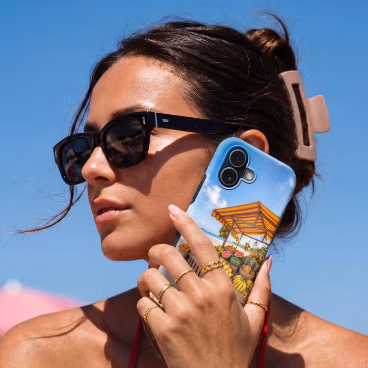 Telefoonhoesje Toughcase - Fruit - Strand - Tropisch - Fruit - Strand - Tropisch Toughcase MagSafe Apple iPhone 17 klein