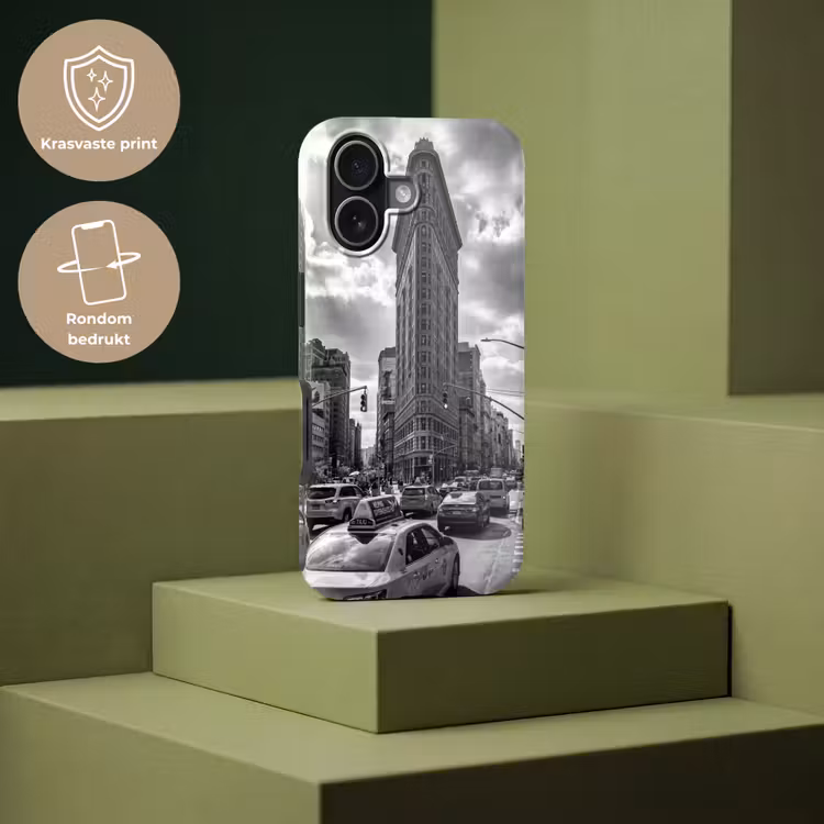 Gebouw - Hoogbouw - Stad - Architectuur - Zwart-wit Toughcase MagSafe Apple iPhone 17 klein -USP_PrintM_NL