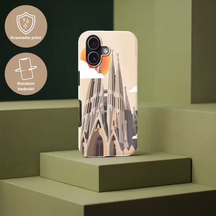 Gebouw - Torens - Architectuur - Abstract - Zonsondergang Toughcase MagSafe Apple iPhone 17 klein -USP_PrintM_NL