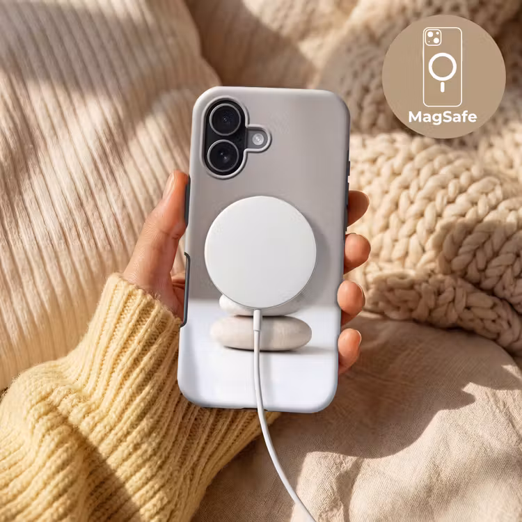Gestapelde - Stenen - Grijs Toughcase MagSafe Apple iPhone 17 klein -USP_MagsafeV