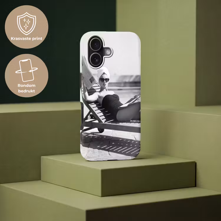Glamour - Modern - Zwart - Wit Toughcase MagSafe Apple iPhone 17 klein -USP_PrintM_NL