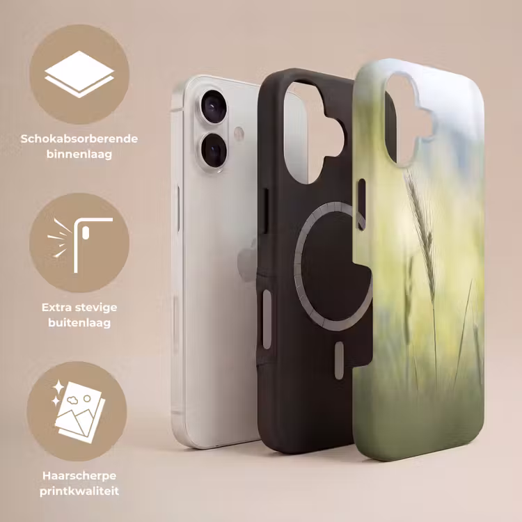 Graan - Aar - Natuur - Groen - Detail Toughcase MagSafe Apple iPhone 17 klein -USP_Lagen_NL