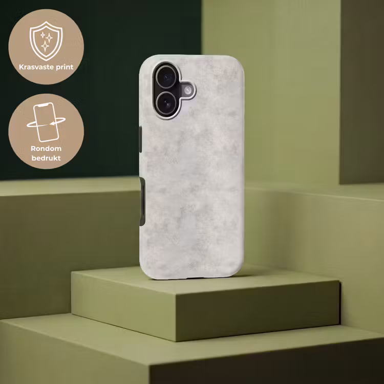Grijs - Beton - Industrieel Toughcase MagSafe Apple iPhone 17 klein 1017 -USP_PrintM_NL