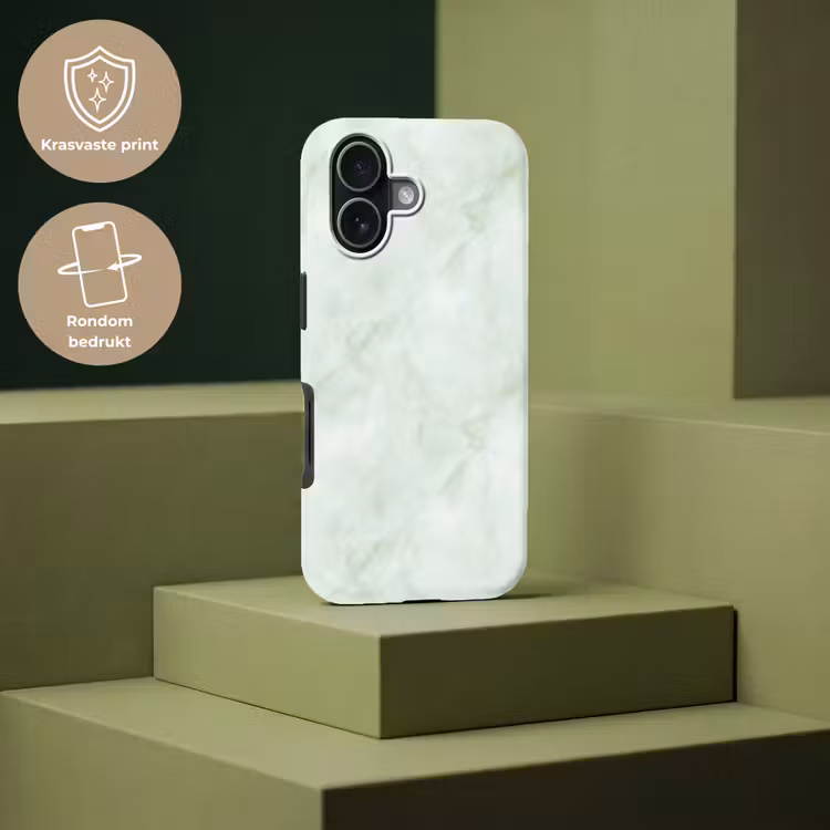 Groen - Marmer - Vloeiende aders Toughcase MagSafe Apple iPhone 17 klein 1017 -USP_PrintM_NL