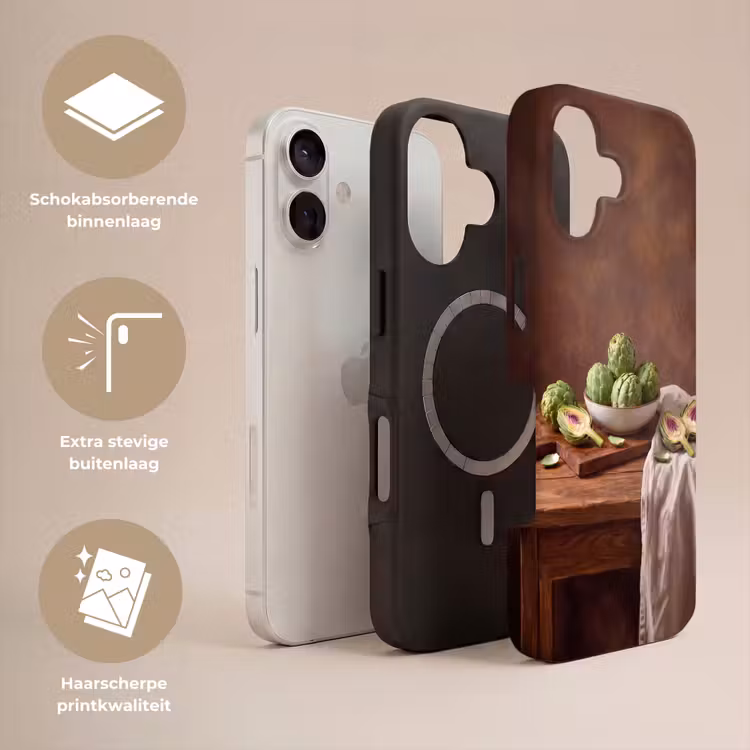 Telefoonhoesje Toughcase - Groenten - Artisjok - Keuken - Groenten - Artisjok - Keuken Toughcase MagSafe Apple iPhone 17 klein