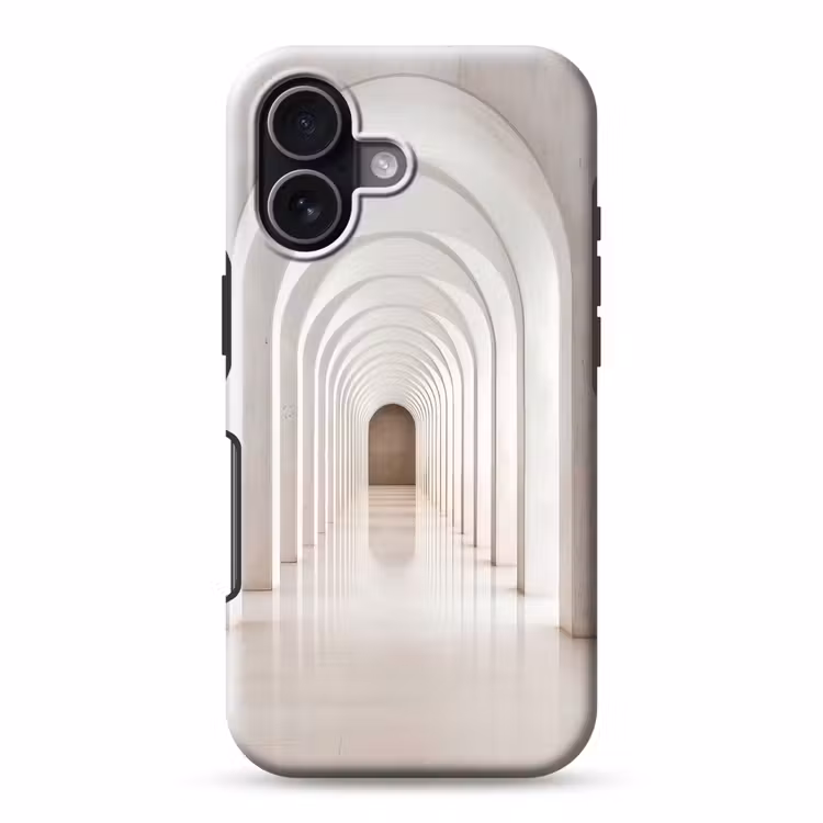 Hal - Bogen - Symmetrisch - Modern Toughcase MagSafe Apple iPhone 17 klein -3d