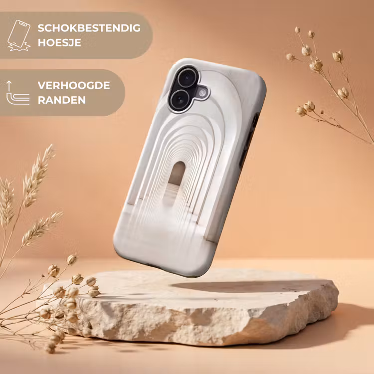 Hal - Bogen - Symmetrisch - Modern Toughcase MagSafe Apple iPhone 17 klein -USP_RandenV_NL