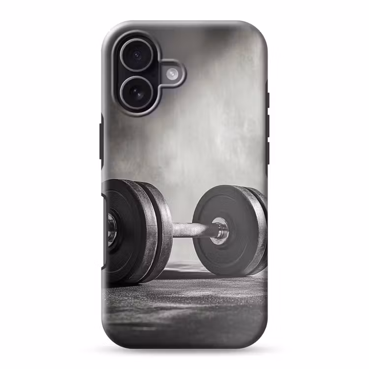 Halter - Gewichten - Zwart Toughcase MagSafe Apple iPhone 17 klein -3d