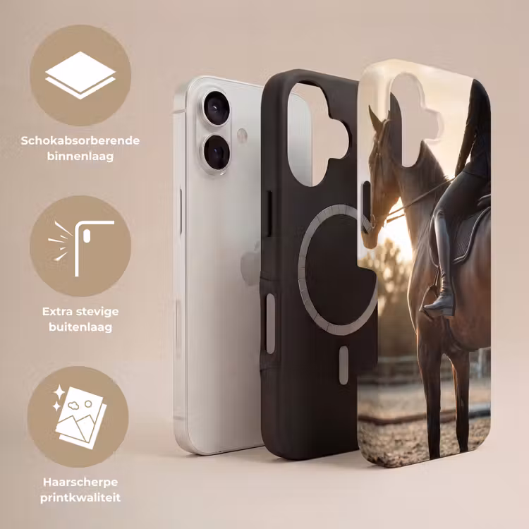 Harmonie - Ruiter - Zon Toughcase MagSafe Apple iPhone 17 klein -USP_Lagen_NL