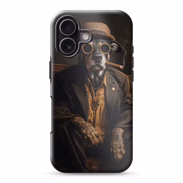 Hond - Sigaar - Hoed - Pak Toughcase MagSafe Apple iPhone 17 klein -3d
