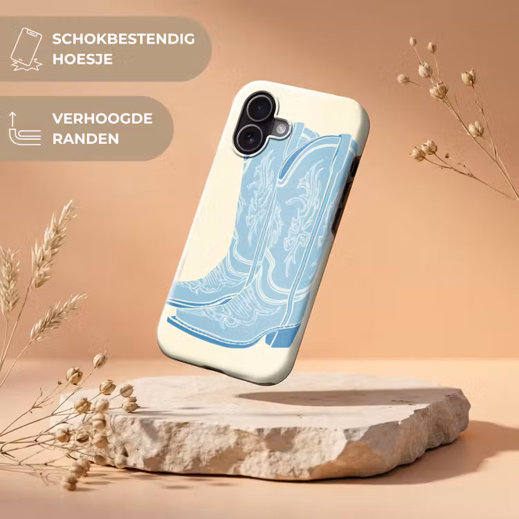 Illustratie - Cowboylaarzen - Patroon Toughcase MagSafe Apple iPhone 17 klein -USP_RandenV_NL