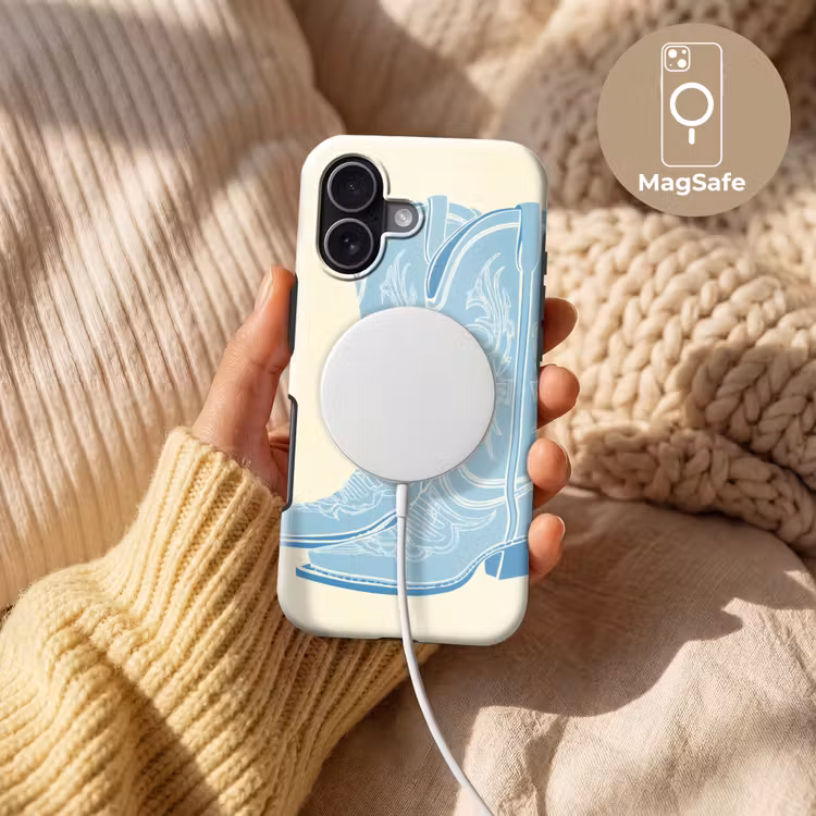 Illustratie - Cowboylaarzen - Patroon Toughcase MagSafe Apple iPhone 17 klein -USP_MagsafeV
