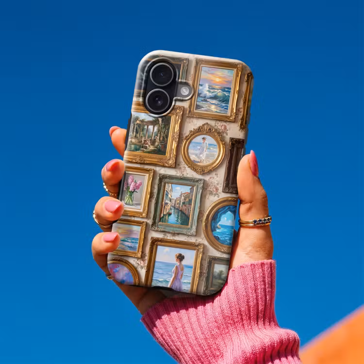 Interieur - Kunst - Collectie - Klassiek - Goud Toughcase MagSafe Apple iPhone 17 klein -Sfeer1V