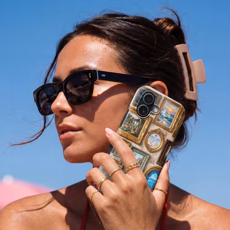 Interieur - Kunst - Collectie - Klassiek - Goud Toughcase MagSafe Apple iPhone 17 klein -Sfeer2V