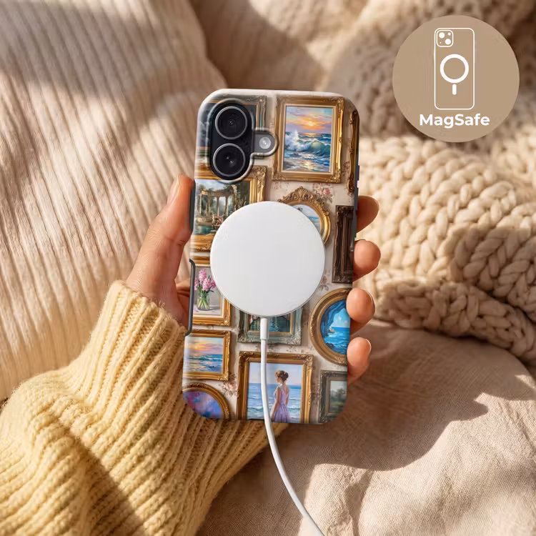 Interieur - Kunst - Collectie - Klassiek - Goud Toughcase MagSafe Apple iPhone 17 klein -USP_MagsafeV