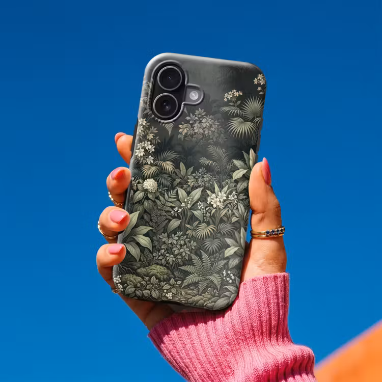Jungle - Bladeren - Botanisch - Groen Toughcase MagSafe Apple iPhone 17 klein -Sfeer1V