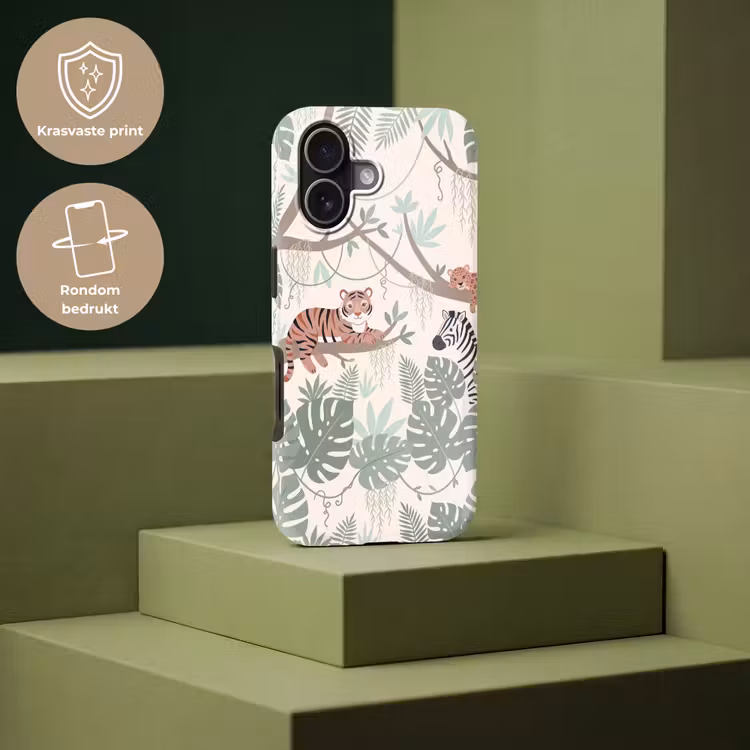 Jungle - Rustiek - Pastel Toughcase MagSafe Apple iPhone 17 klein -USP_PrintM_NL