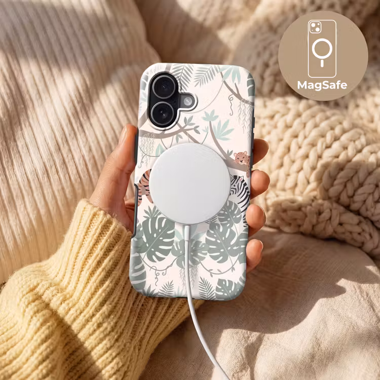 Jungle - Rustiek - Pastel Toughcase MagSafe Apple iPhone 17 klein -USP_MagsafeV