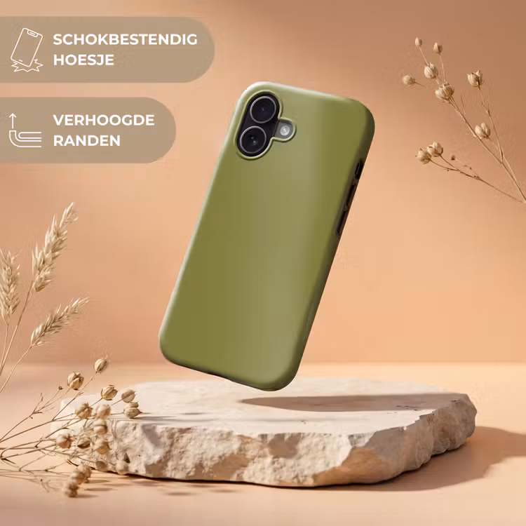 Juniper - Groen - Organisch Toughcase MagSafe Apple iPhone 17 klein 1017 -USP_RandenV_NL