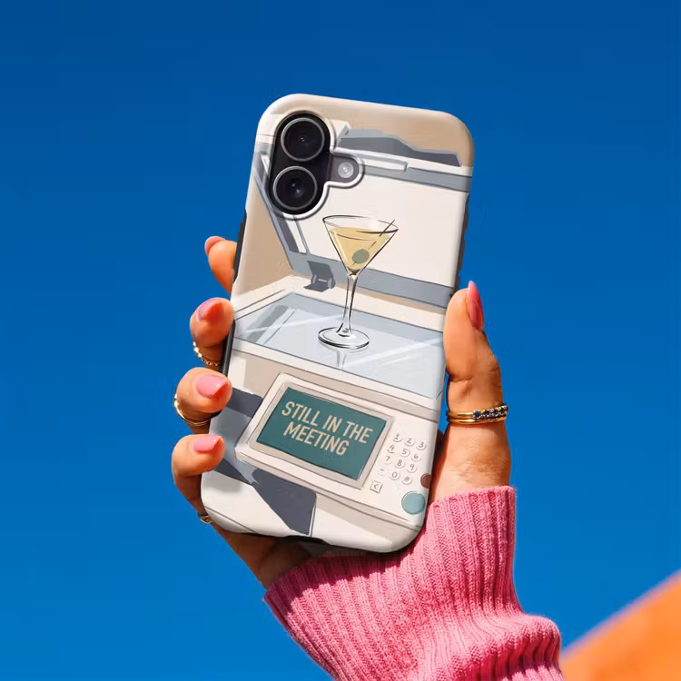 Kantoor - Drank - Humor - Illustratie Toughcase MagSafe Apple iPhone 17 klein -Sfeer1V