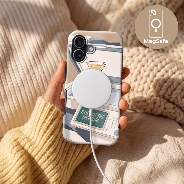 Kantoor - Drank - Humor - Illustratie Toughcase MagSafe Apple iPhone 17 klein -USP_MagsafeV