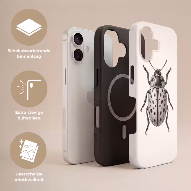Kever - Insect - Vintage Toughcase MagSafe Apple iPhone 17 klein -USP_Lagen_NL