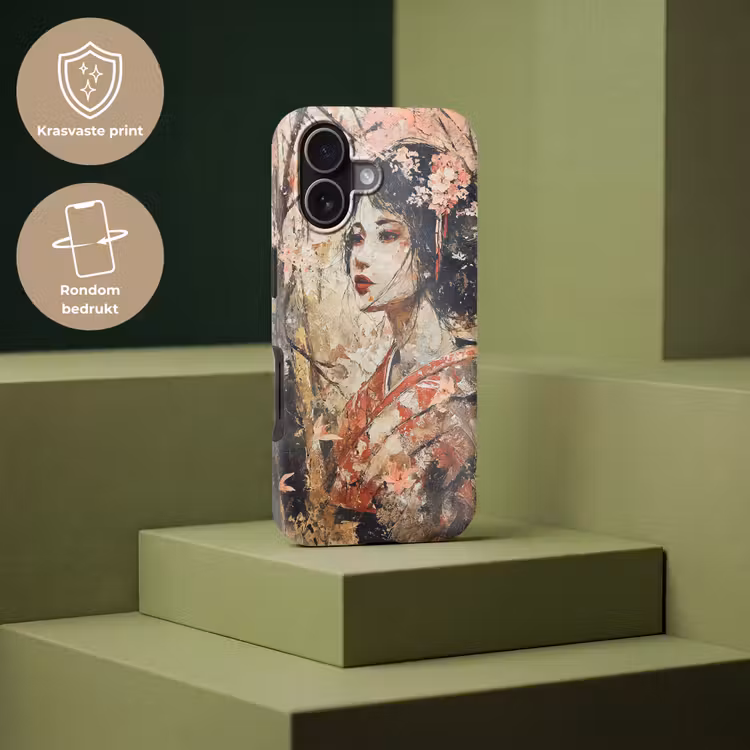 Kimono - Vrouw - kersenbomen Toughcase MagSafe Apple iPhone 17 klein -USP_PrintM_NL