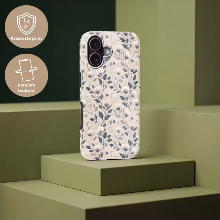 Klassiek - Botanisch - Kleurrijk Toughcase MagSafe Apple iPhone 17 klein 1017 -USP_PrintM_NL